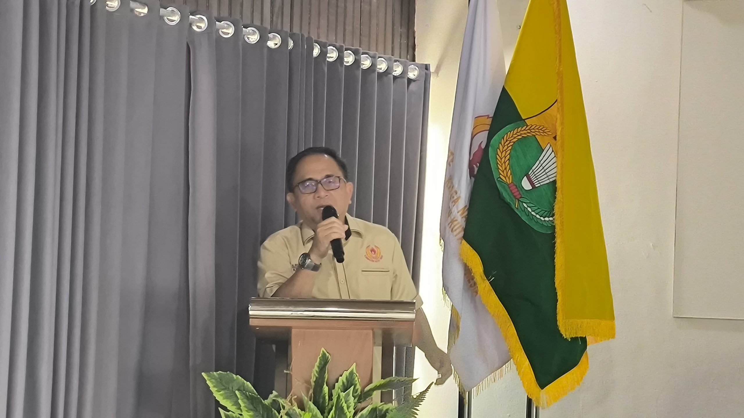 Ketua Umum KONI Kutim Buka Muskab PBSI 2025