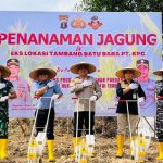 Dukung Ketahanan Pangan, Polres-KPC Tanam Jagung 10 Ha di TBA  Sangatta